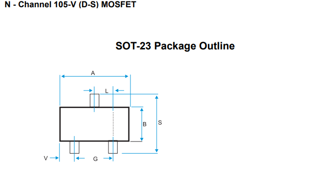 ME2328/ME2328-G，N - 通道 105-V (D-S) MOSFET